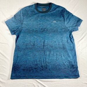 Lacoste Sport Men's 3XL Blue Lightweight Polyester Short Sleeve Tennis T-Shirt